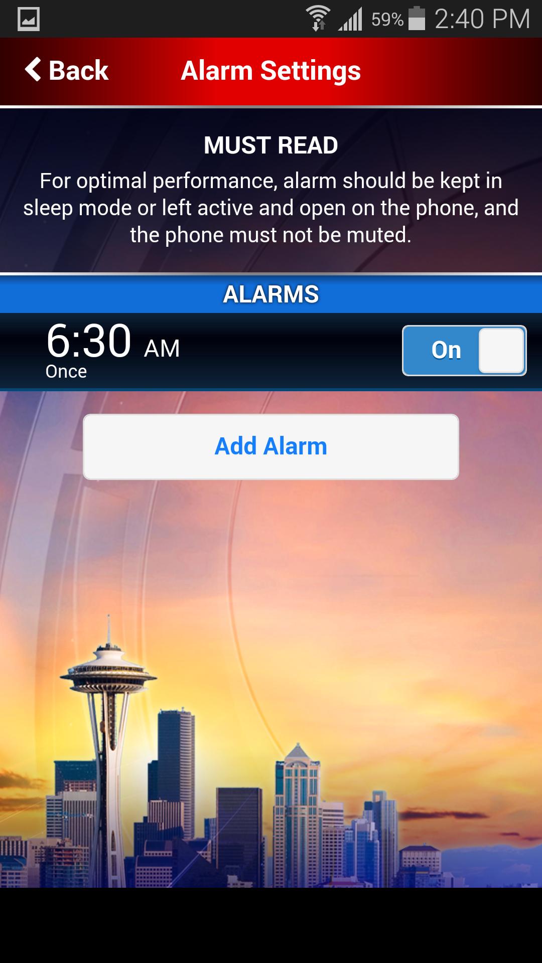 KIRO 7 Wake Up App