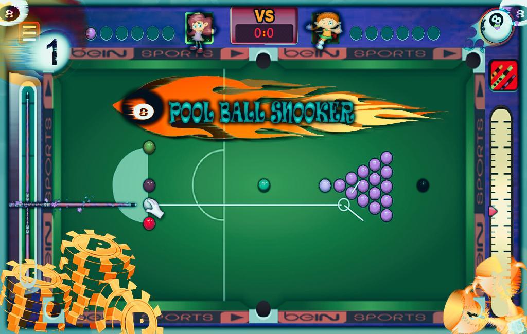 Pool table games balls