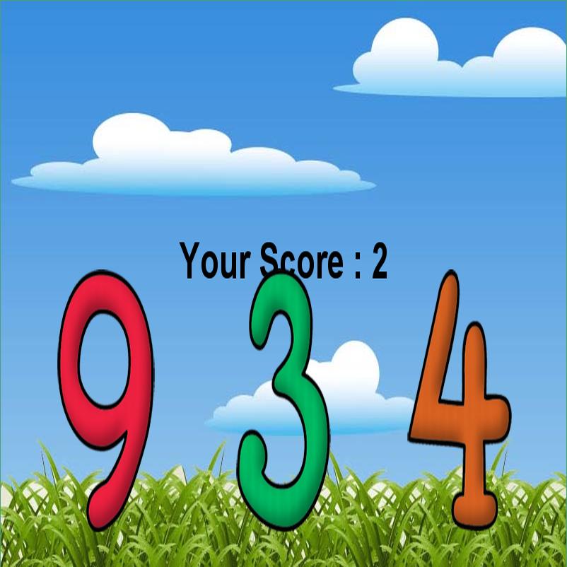 Kids games : learning numbers