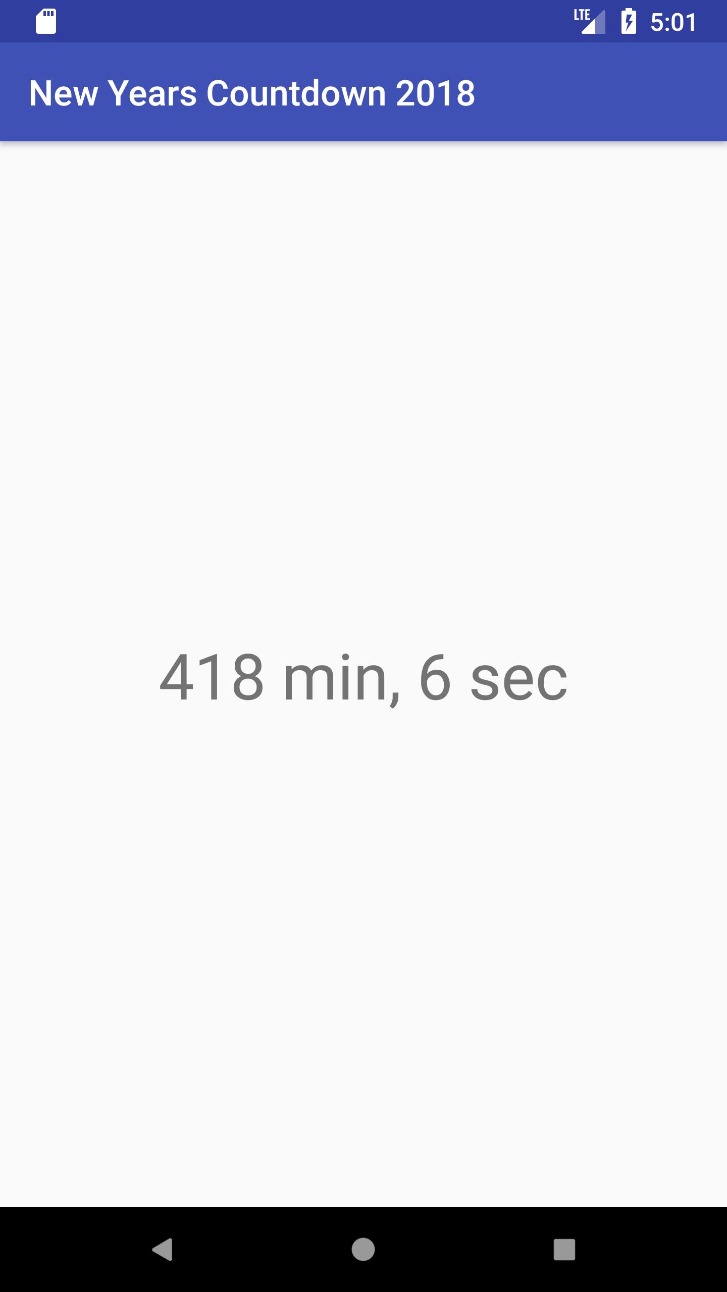 New Years Countdown 2018