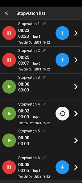 Talking stopwatch multi timer