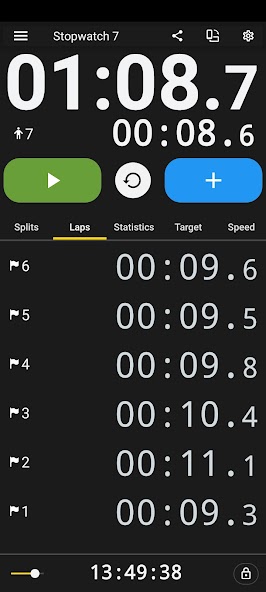 Talking stopwatch multi timer