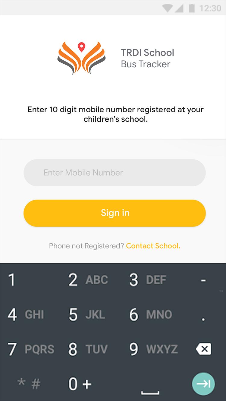 TRDI School Bus Tracker