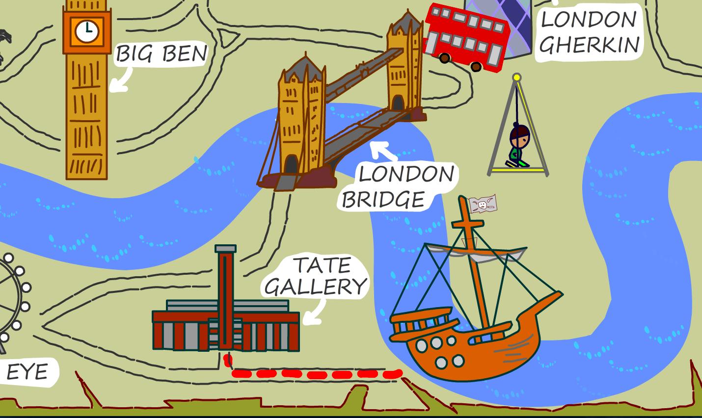 London Treasure Hunt Map Free