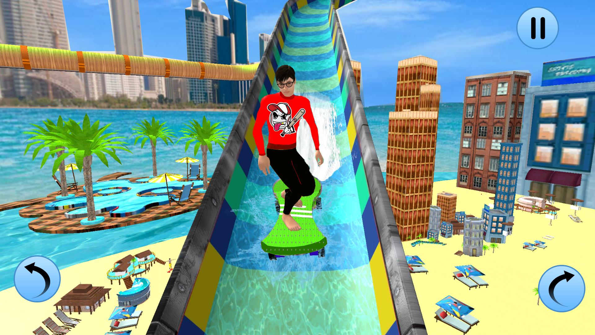 Water Slide Games Simulator