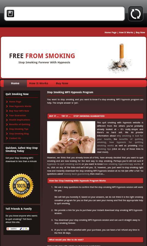 Free From Smoking - Hypnosis