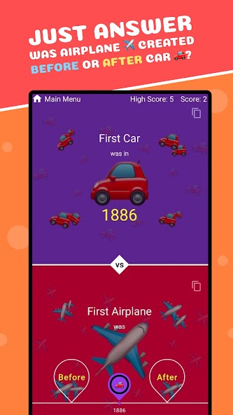 Higher Lower Object in History