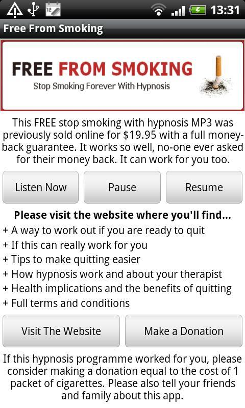 Free From Smoking - Hypnosis