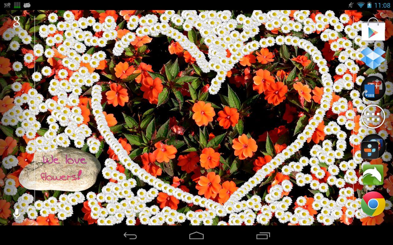 Flower Paint Live Wallpaper