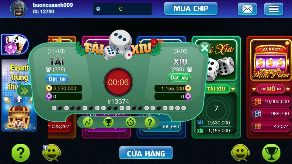 Xeng club - Game bai doi thuong hoang gia 2018