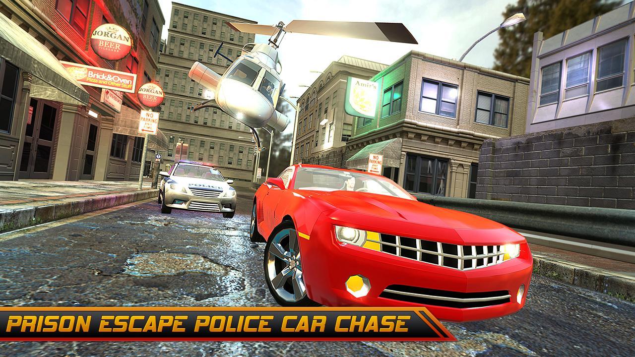 Prison Escape Police Car Chase