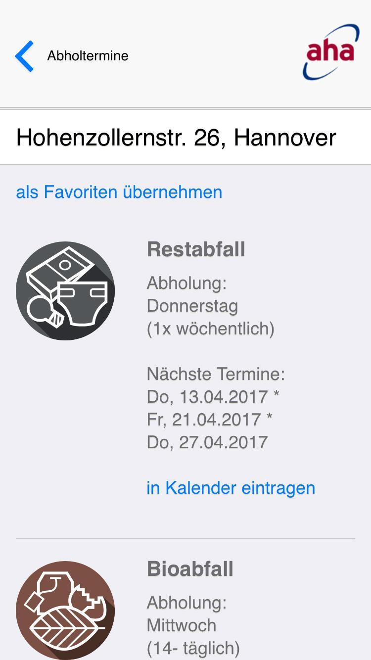 Abfallwirtschaft Hannover
