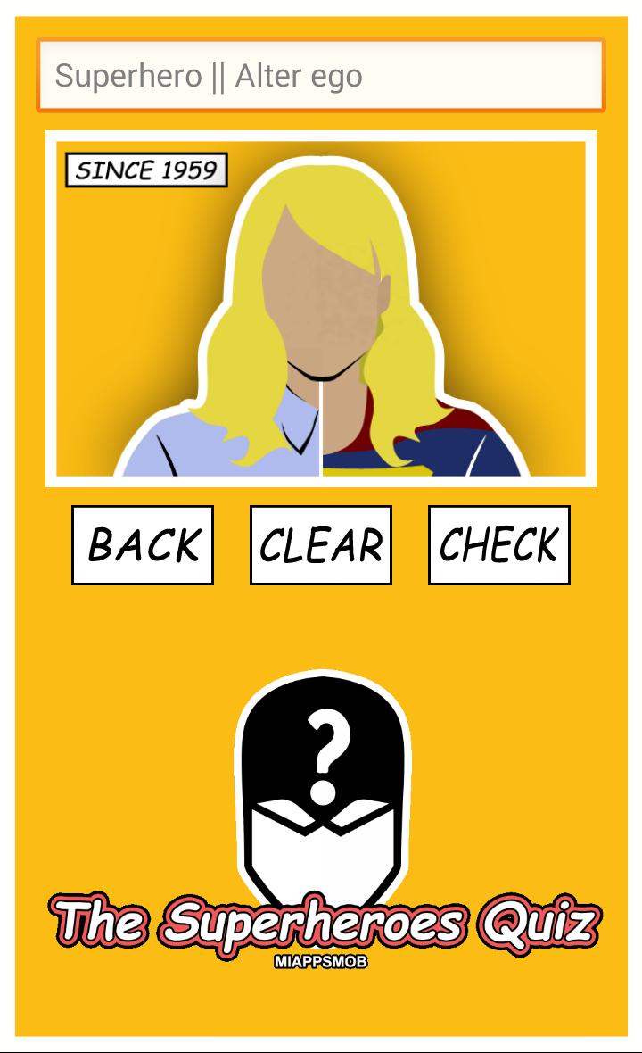 Superheroes Quiz
