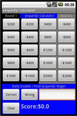 Jeopardy! Calculator