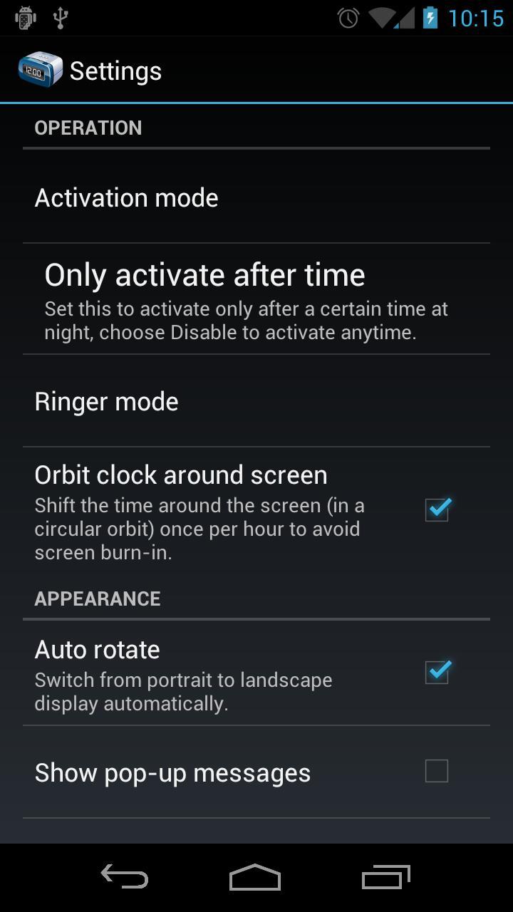 Dock Clock (Night Clock)