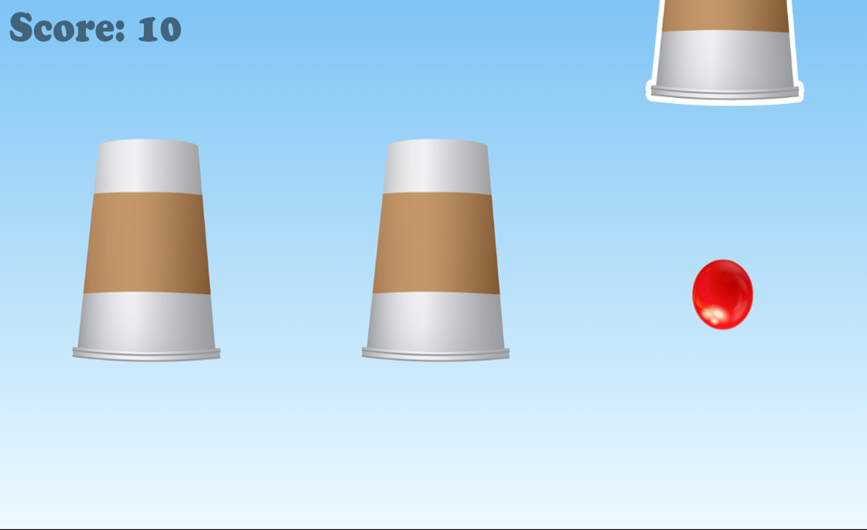 shell game-find the ball