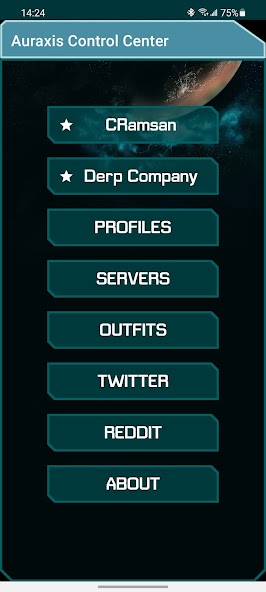 Auraxis Control Center