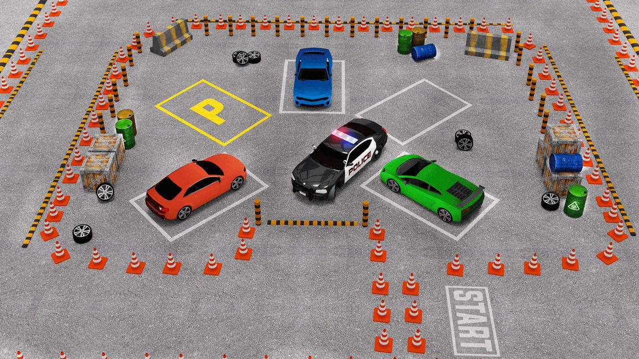 Modern Police Car Parking Game