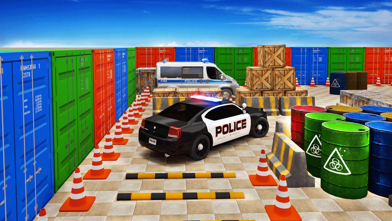 Modern Police Car Parking Game