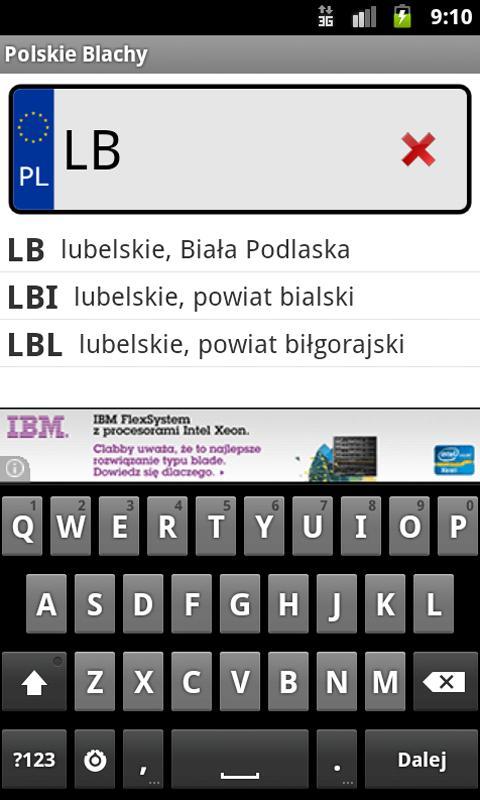 Polish Registration Plates