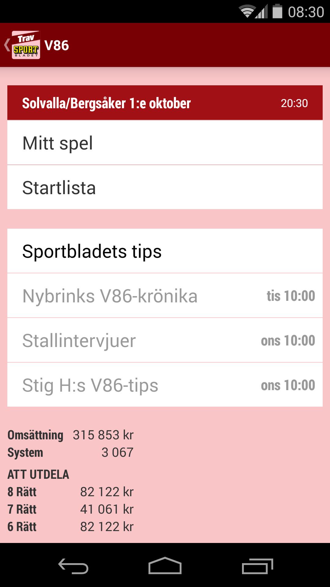 Sportbladet Trav