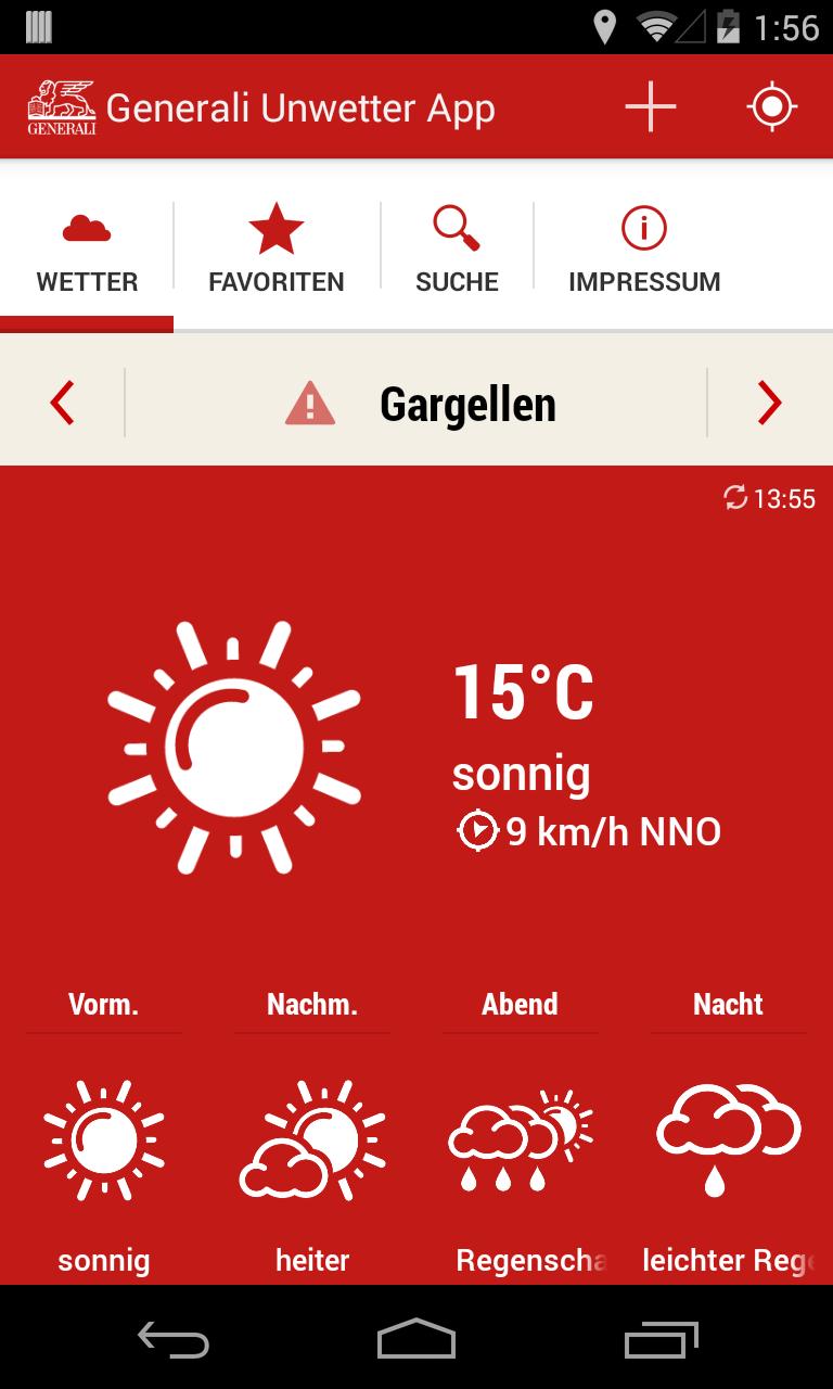 Generali Unwetter App