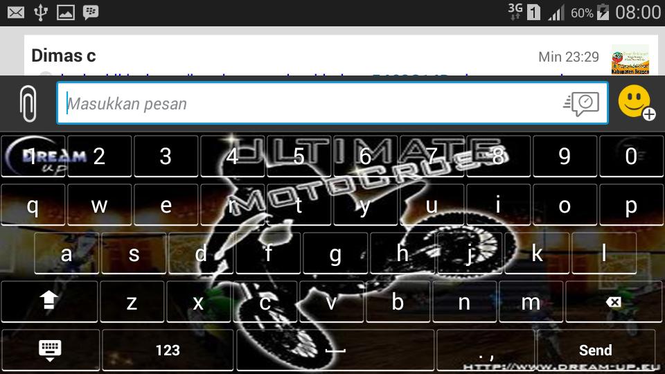 Motor Cross Keyboard Theme
