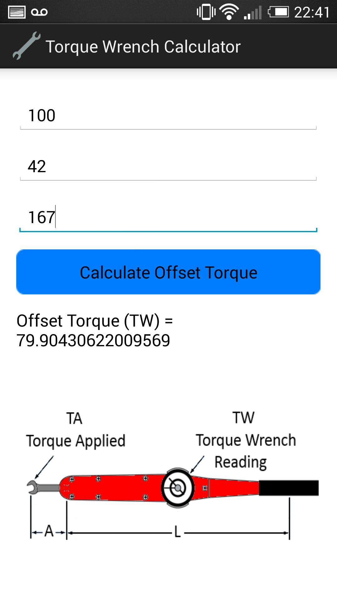 Torque Wrench Calculator
