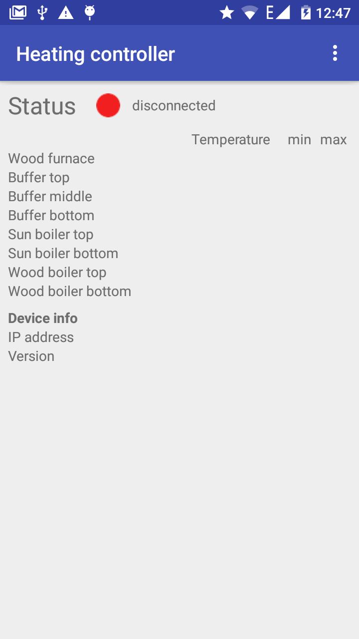 Zyra heating monitor