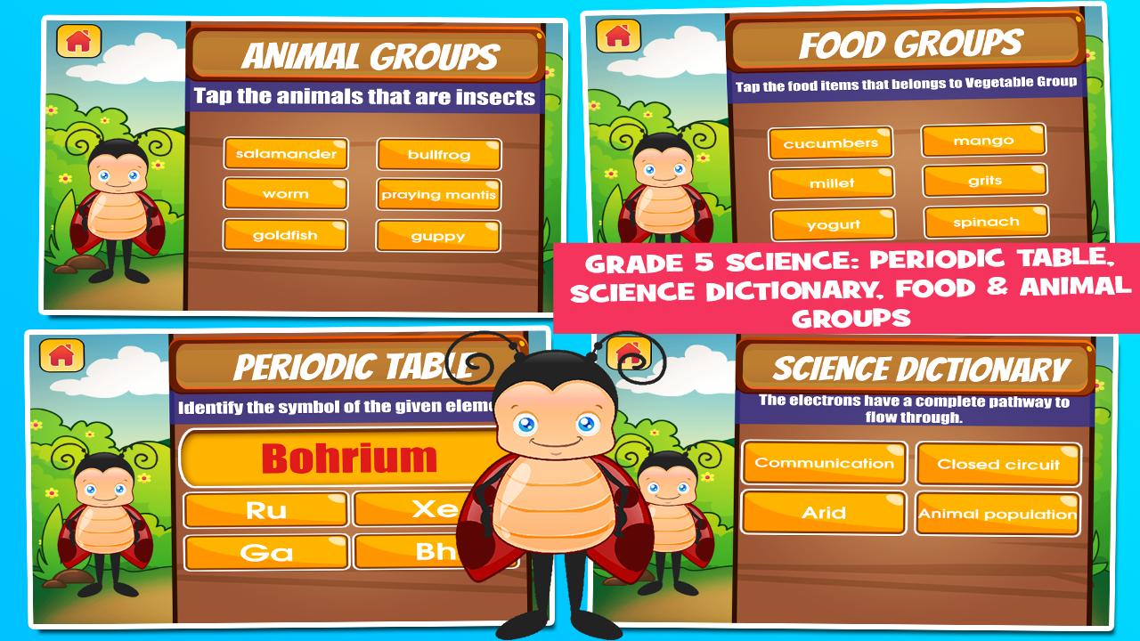 Bugs 5th Grade Learning Games