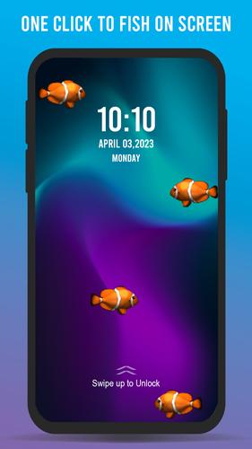 Fishes on Screen Prank