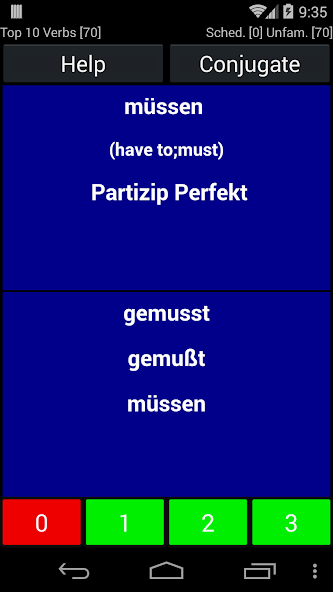 German Verb Trainer