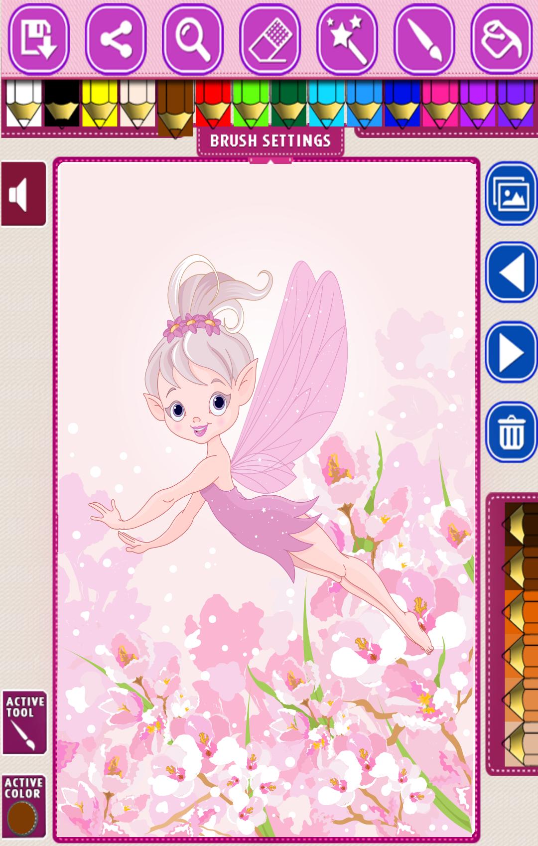 Fairy Princess Coloring