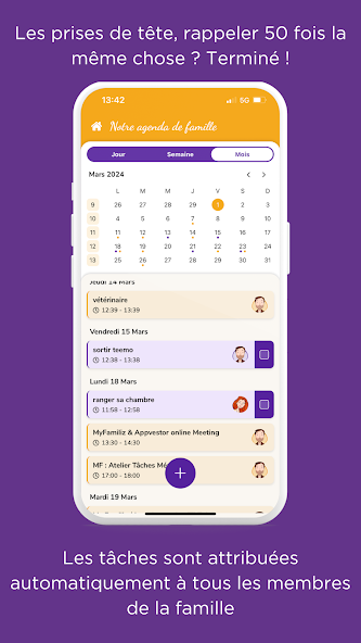 Myfamiliz, family calendar