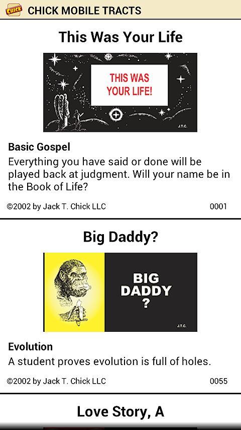 Chick Tracts - English