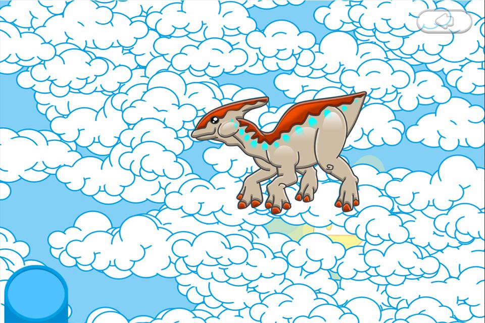 Cloud Dinosaur Puzzle for Kids