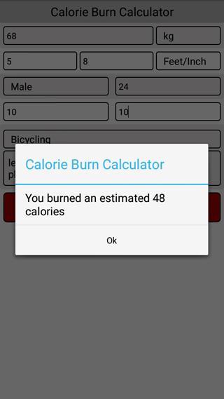 Calorie Burn Calculator
