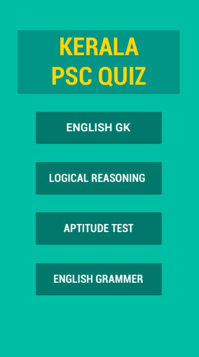 Kerala PSC Quiz