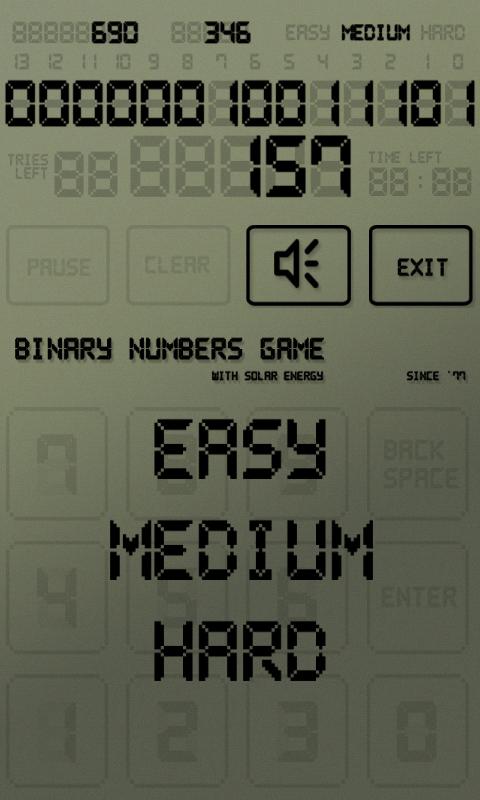 Binary Numbers Game