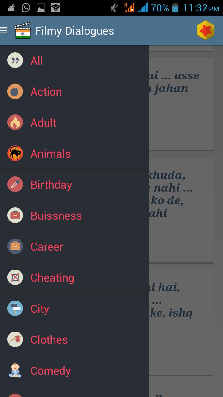 Bollywood Filmy Dialogues