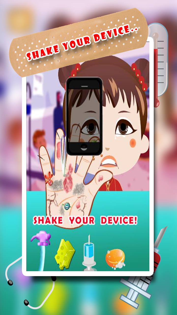 Baby Girl Hand Doctor Kid game