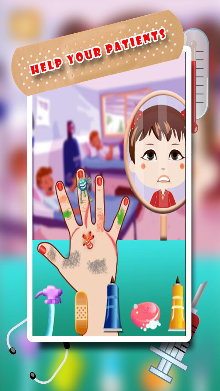 Baby Girl Hand Doctor Kid game