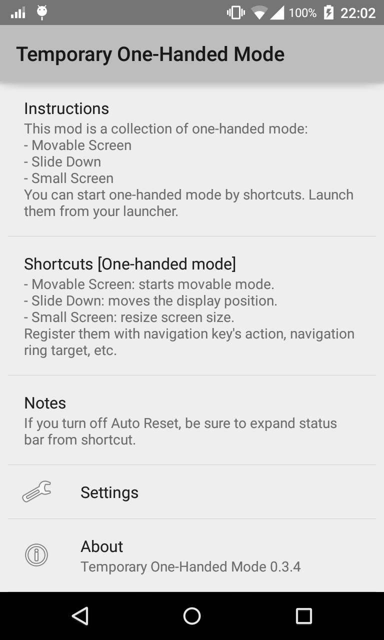 Niwatori - One Handed Mode
