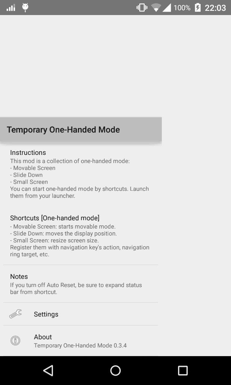 Niwatori - One Handed Mode