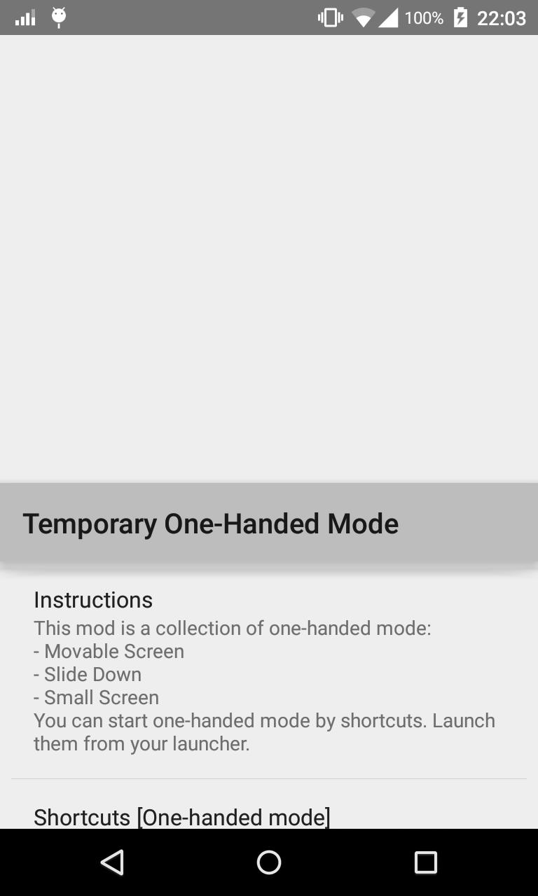 Niwatori - One Handed Mode