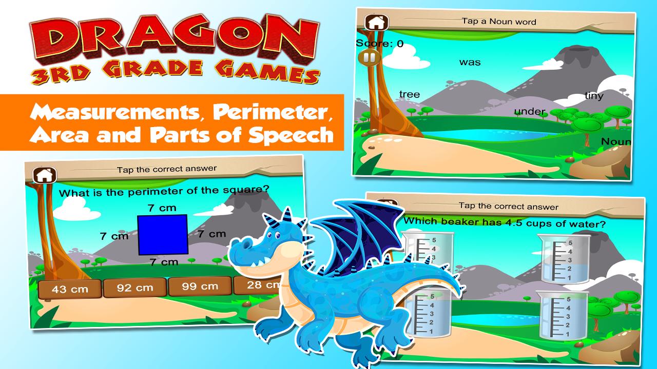 3rd Grade Dragon Kids Games