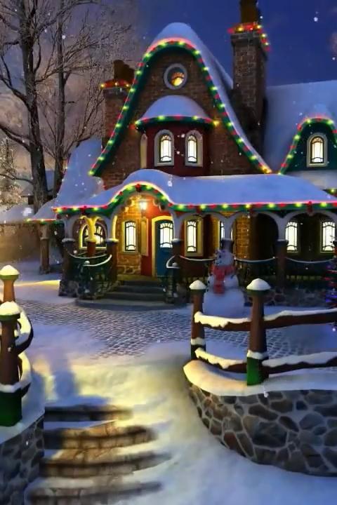 Magical Christmas 3D Wallpaper