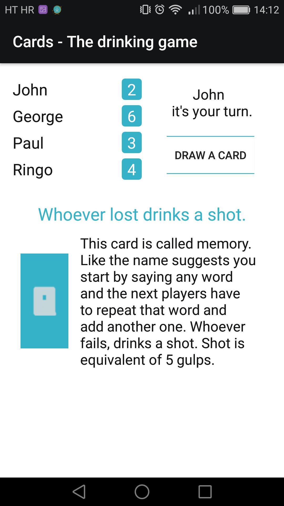 Cards - The drinking game