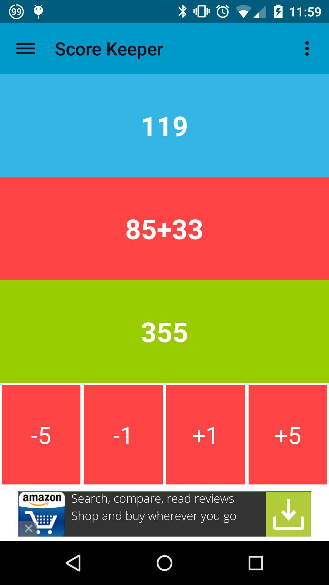 Score Keeper for Android Wear