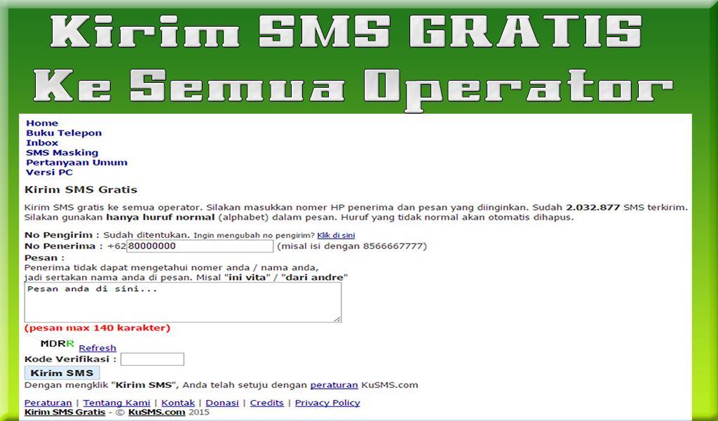Kusms : Kirim SMS Gratis